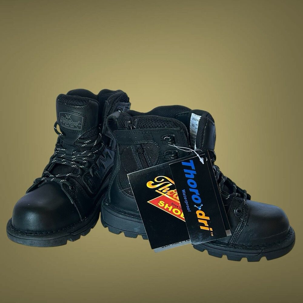 NWT Thorogood BBP Boots Size Men’s 4M Women’s 6M Black GEN-flex2 Ultralight - Picture 10 of 16